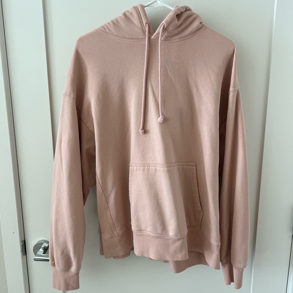 Aritzia TNA Light Pink Hoodie Sweater